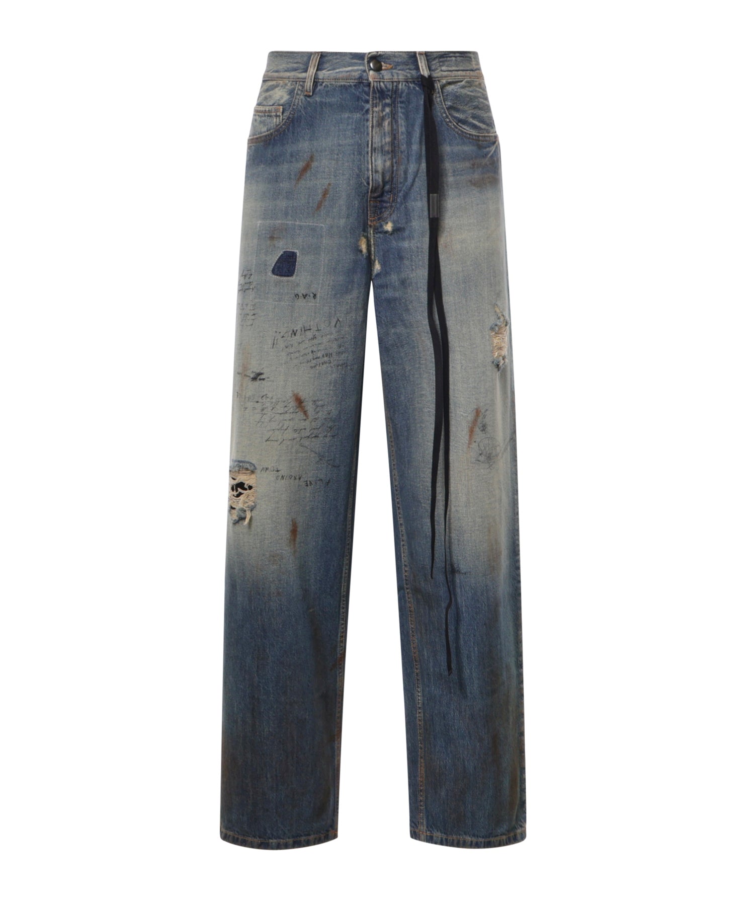 Jeans Evan in denim B0014473 FA787053 ANN DEMEULEMEESTER 