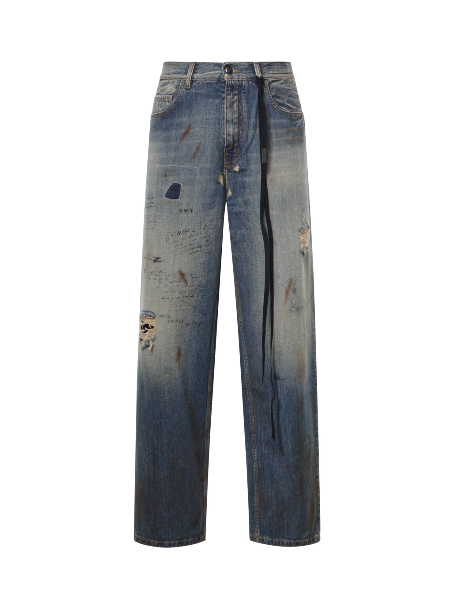 Jeans Evan in denim B0014473 FA787053 ANN DEMEULEMEESTER 