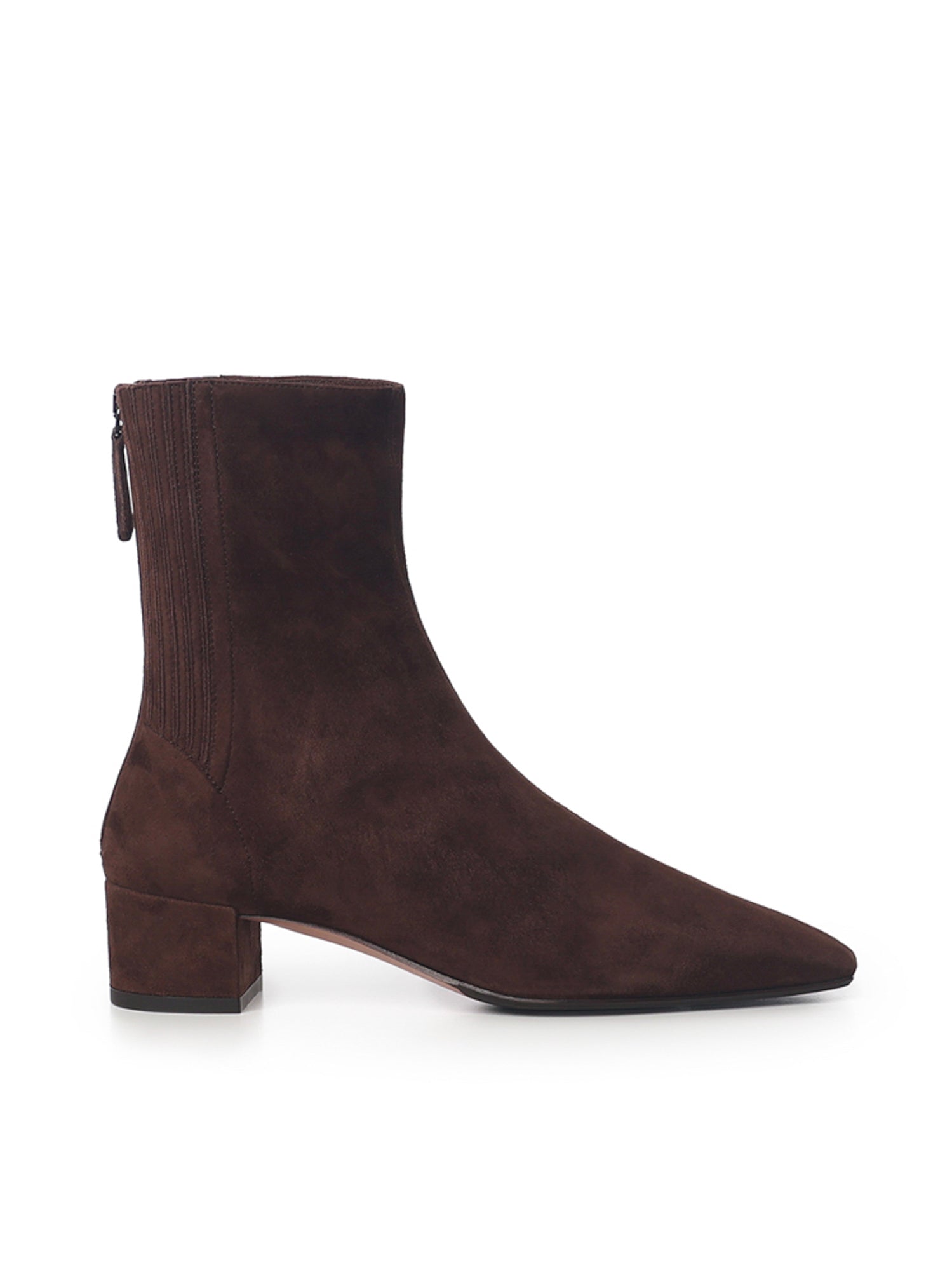 Stivaletti Saint Honore in suede SHOMIDB8 SUEESP AQUAZZURA 