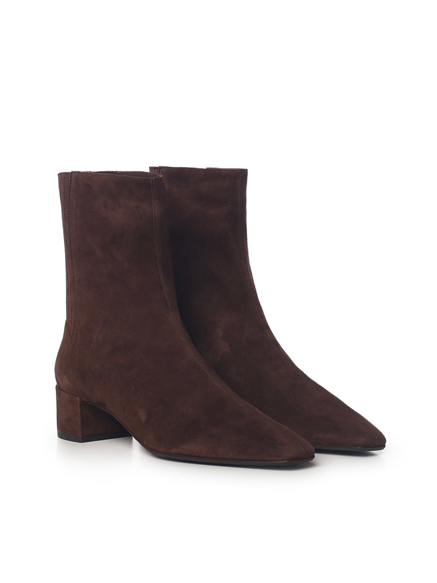 Stivaletti Saint Honore in suede SHOMIDB8 SUEESP AQUAZZURA 