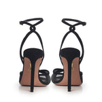 Sandali Shear in suede e mesh SSHHIGS0 SFE000 AQUAZZURA 