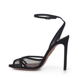 Sandali Shear in suede e mesh SSHHIGS0 SFE000 AQUAZZURA 