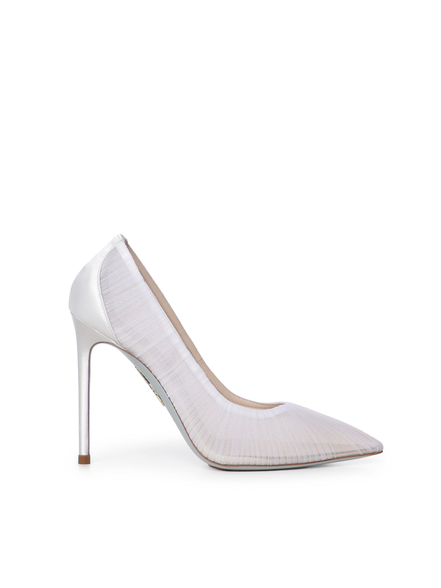 Pumps Voile in mesh e raso VLEHIGBR TSTFFF AQUAZZURA 