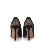 Pumps Meadow in velluto con pizzo VMWHIGP0 VLL000 AQUAZZURA 