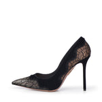 Pumps Meadow in velluto con pizzo VMWHIGP0 VLL000 AQUAZZURA 