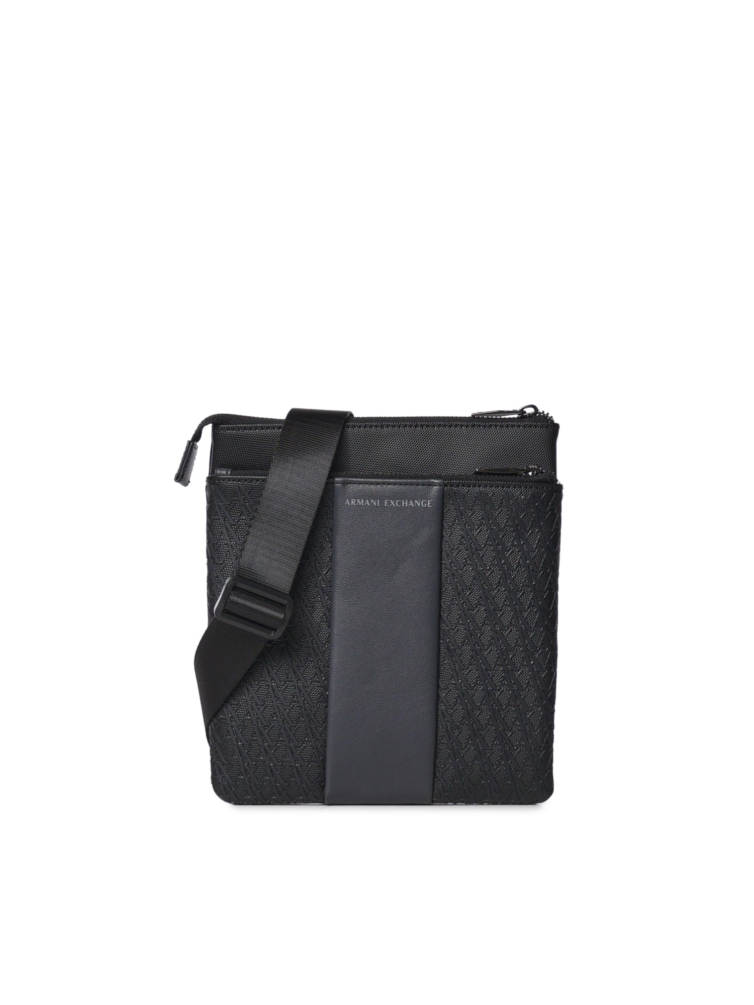 Borsa a tracolla piatta con banda a contrasto XM003600 AF26691MC028 ARMANI EXCHANGE 