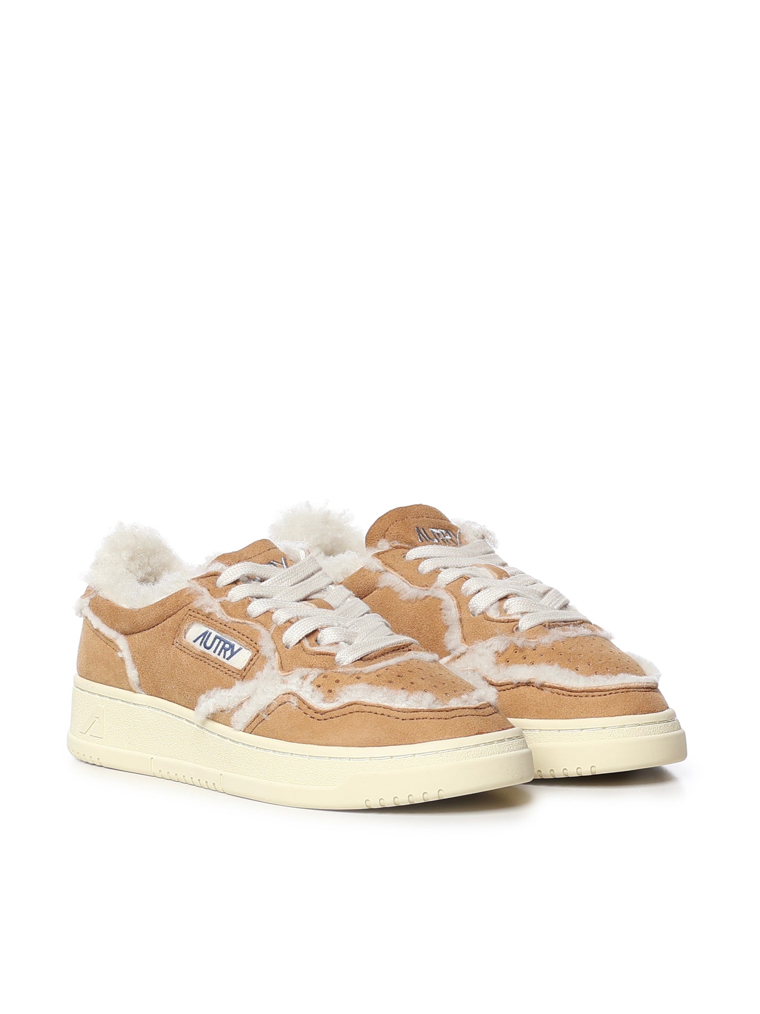 Sneakers Medalist Low in suede e shearling AULW GX01 AUTRY 