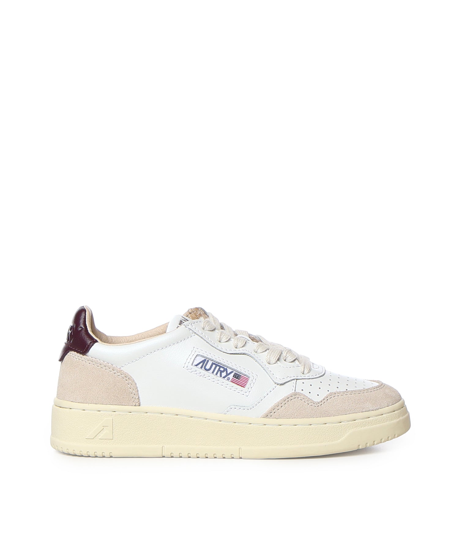 Sneaker Medalist low in pelle e suede<BR/> AULW LS18 AUTRY 
