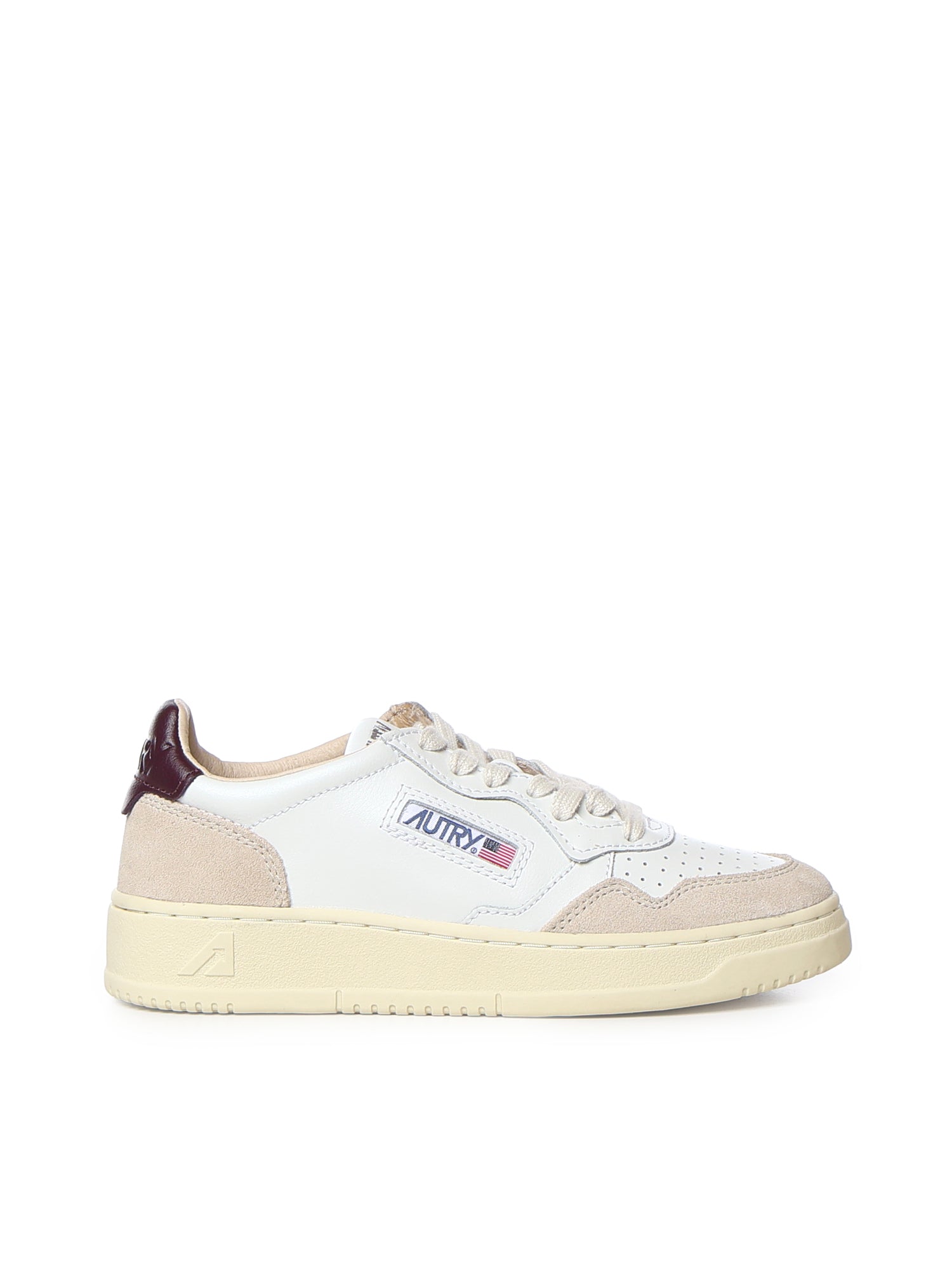 Sneaker Medalist low in pelle e suede<BR/> AULW LS18 AUTRY 