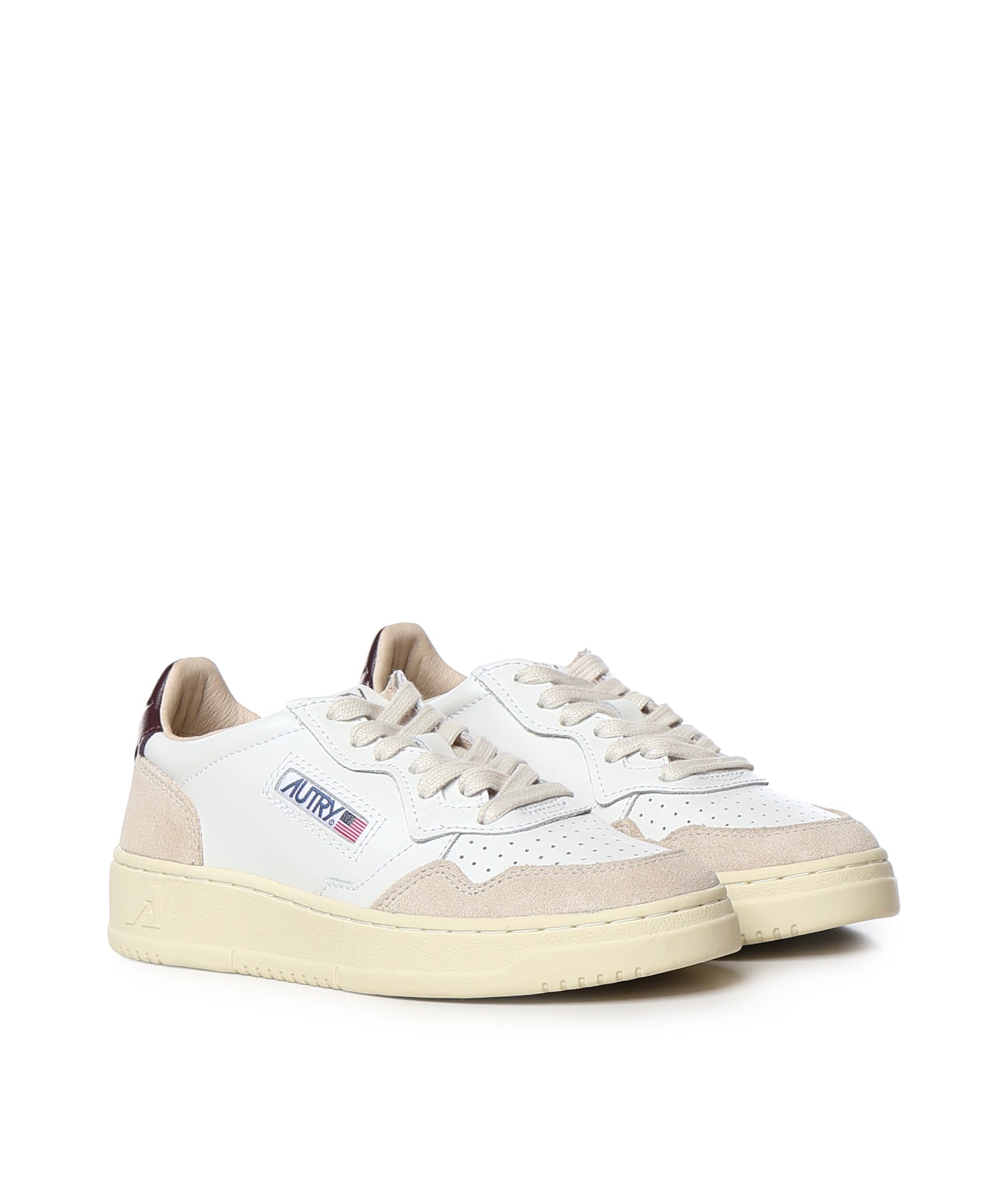 Sneaker Medalist low in pelle e suede<BR/> AULW LS18 AUTRY 