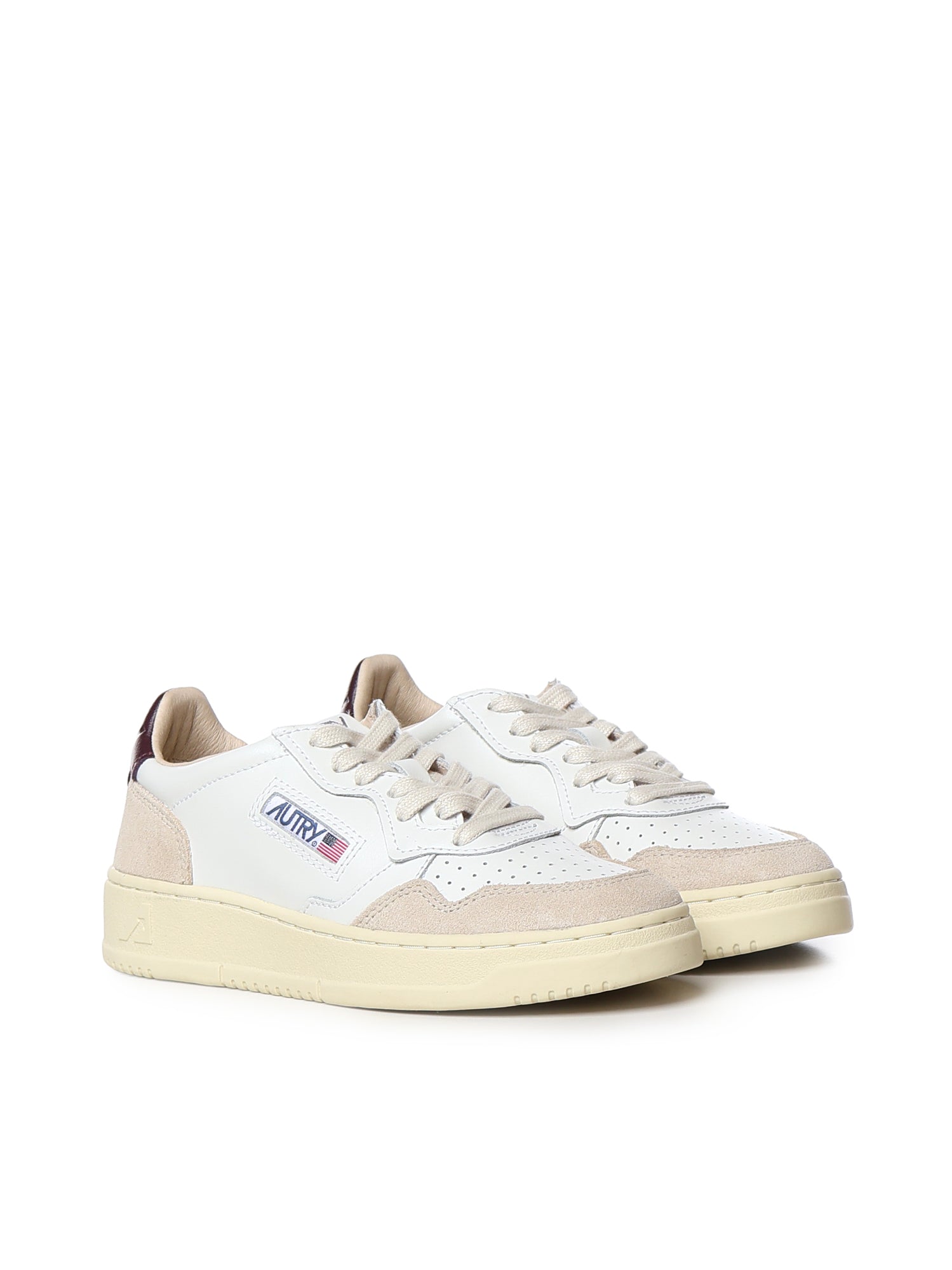 Sneaker Medalist low in pelle e suede<BR/> AULW LS18 AUTRY 