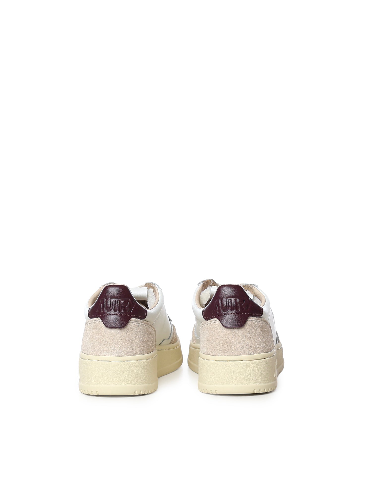 Sneaker Medalist low in pelle e suede<BR/> AULW LS18 AUTRY 