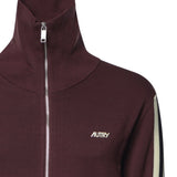 Giacca in viscosa lavorata a maglia con logo JAPW 028R AUTRY 