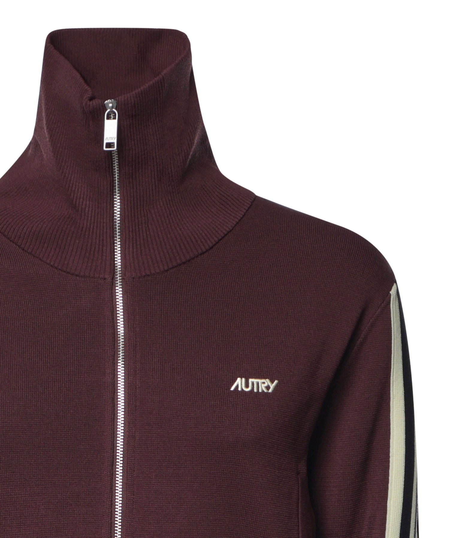 Giacca in viscosa lavorata a maglia con logo JAPW 028R AUTRY 