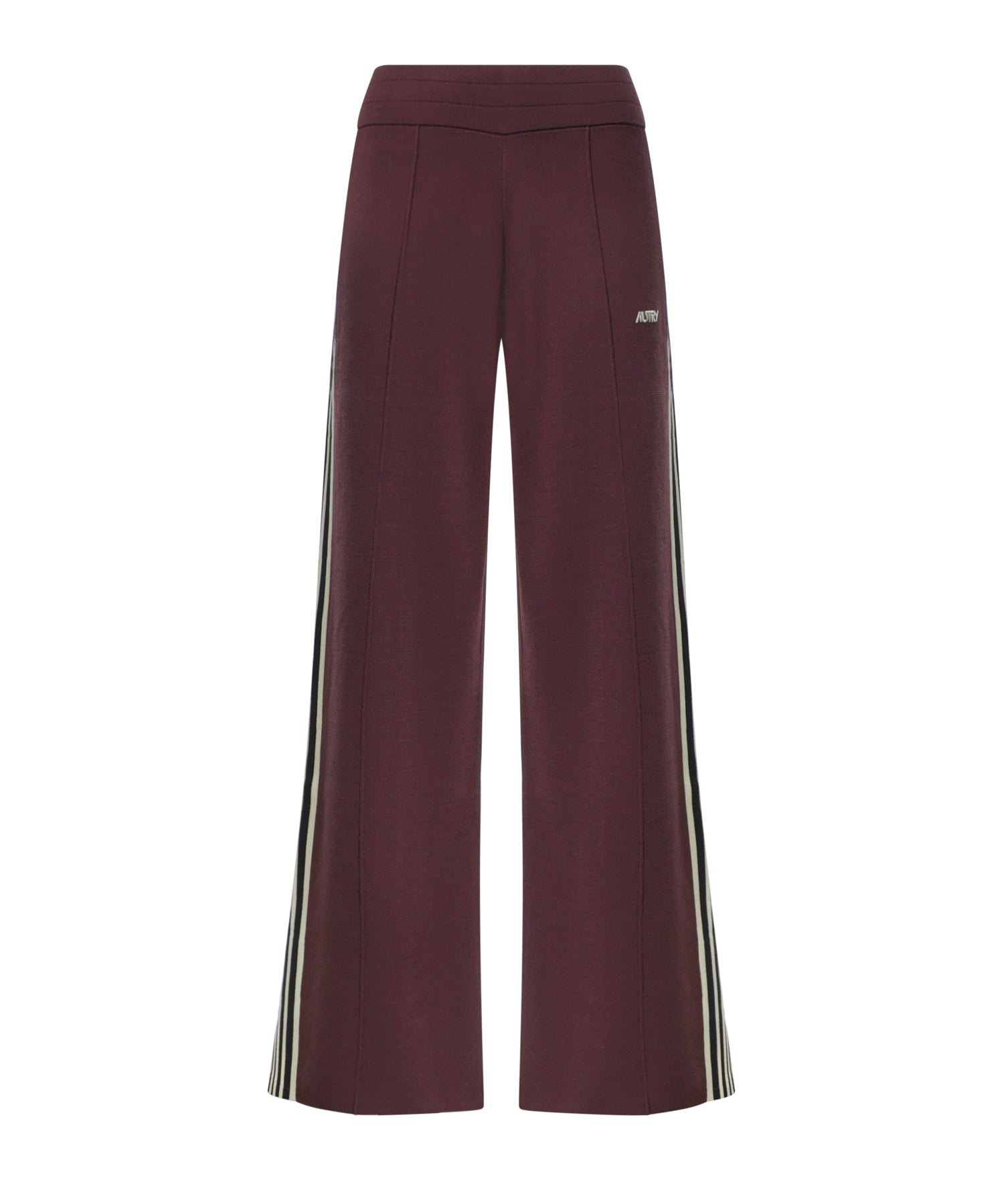 Pantalone jogger in viscosa lavorato a maglia PAPW 029R AUTRY 