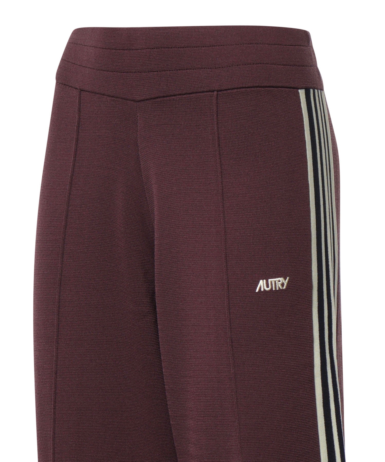 Pantalone jogger in viscosa lavorato a maglia PAPW 029R AUTRY 