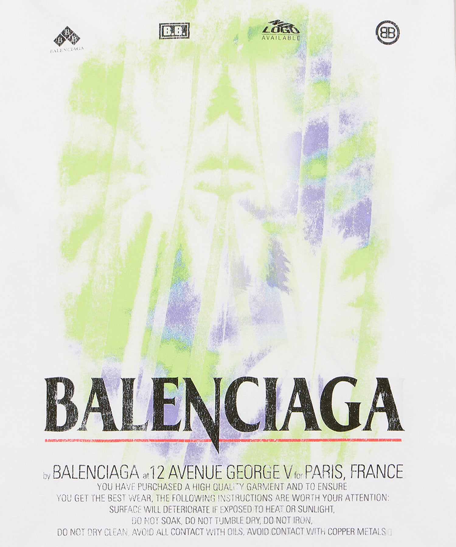 T-shirt The Window in jersey 764235 TUV079000 BALENCIAGA 