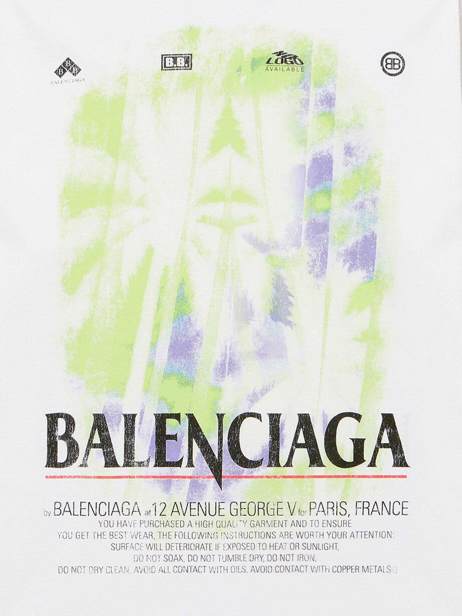 T-shirt The Window in jersey 764235 TUV079000 BALENCIAGA 