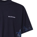 T-Shirt Paint Splatter in jersey 764235 TUVJ78065 BALENCIAGA 