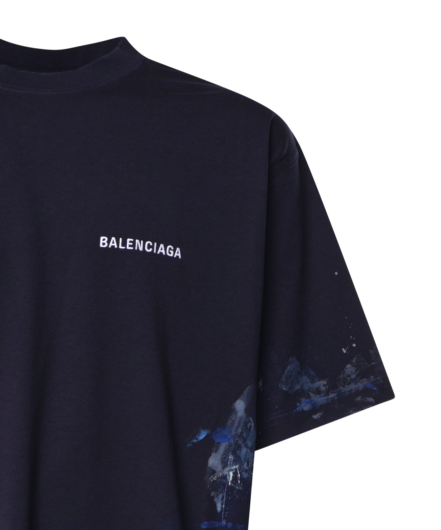 T-Shirt Paint Splatter in jersey 764235 TUVJ78065 BALENCIAGA 