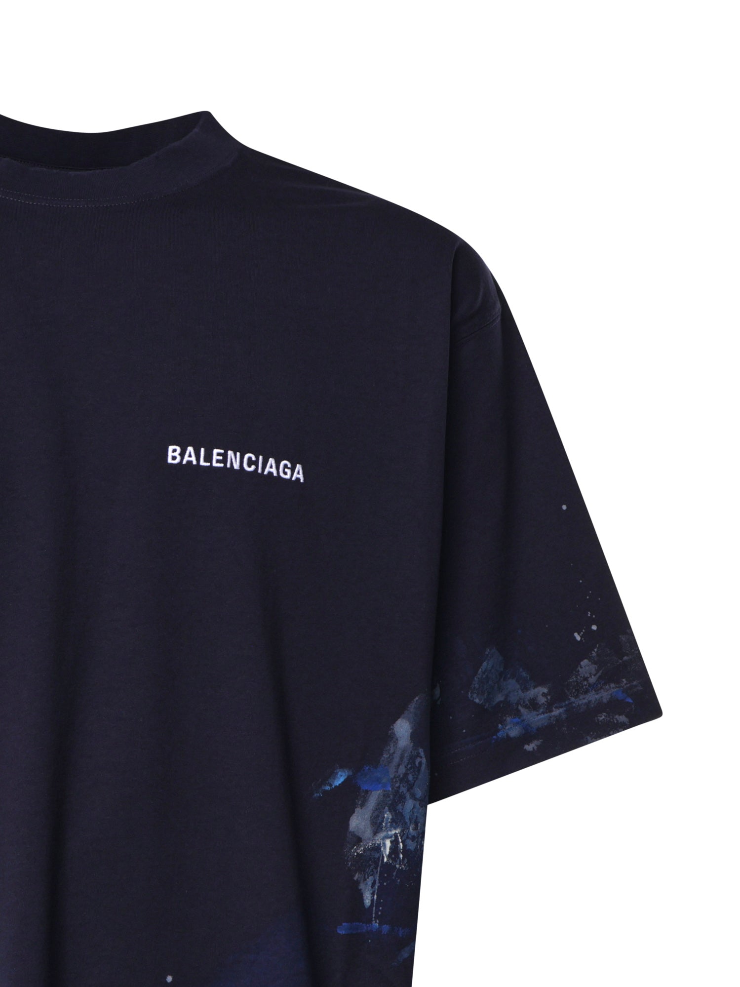 T-Shirt Paint Splatter in jersey 764235 TUVJ78065 BALENCIAGA 