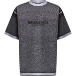 T-shirt in cotone con logo 764235 TUVS21000 BALENCIAGA 