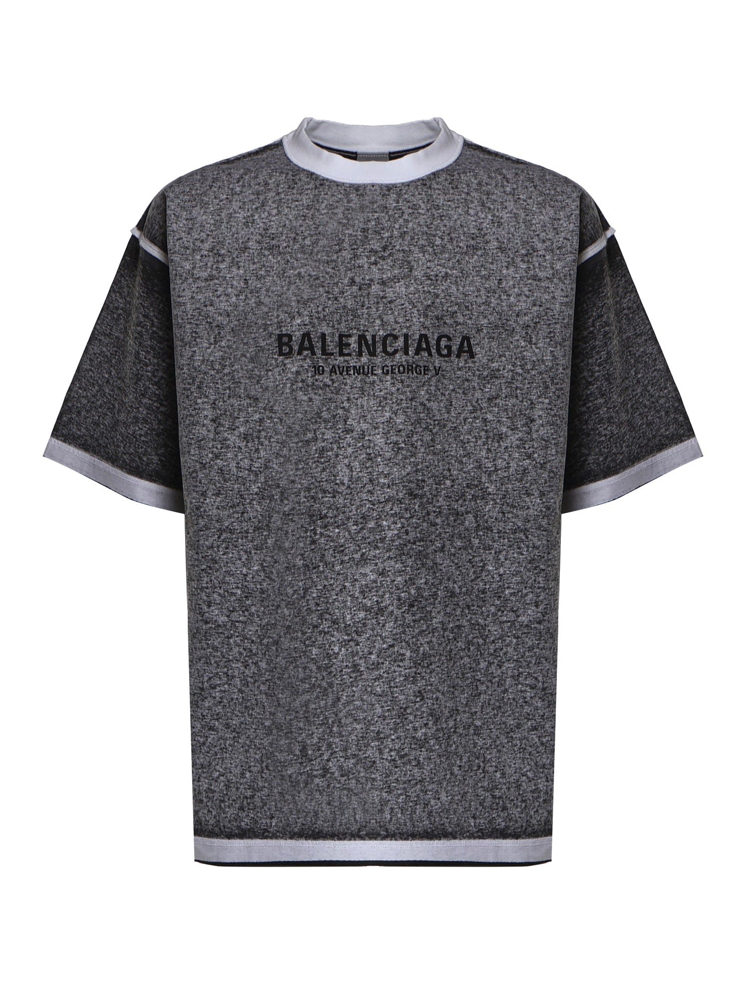 T-shirt in cotone con logo 764235 TUVS21000 BALENCIAGA 