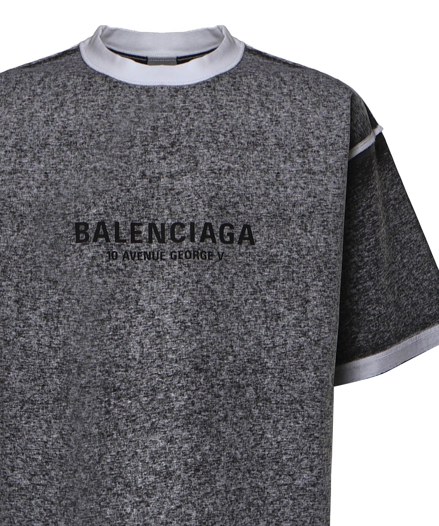 T-shirt in cotone con logo 764235 TUVS21000 BALENCIAGA 