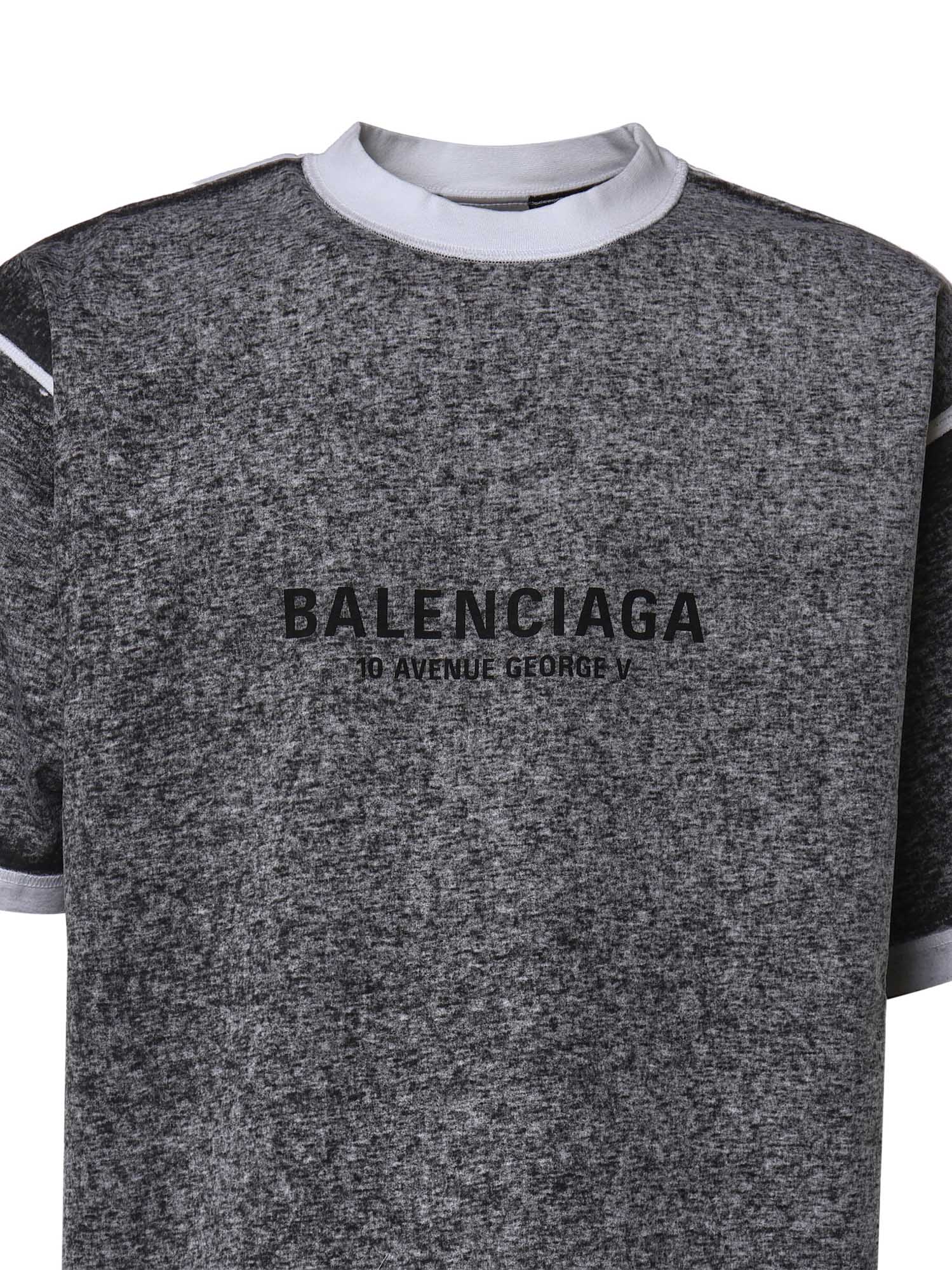 T-shirt in cotone con logo 764235 TUVS21000 BALENCIAGA 