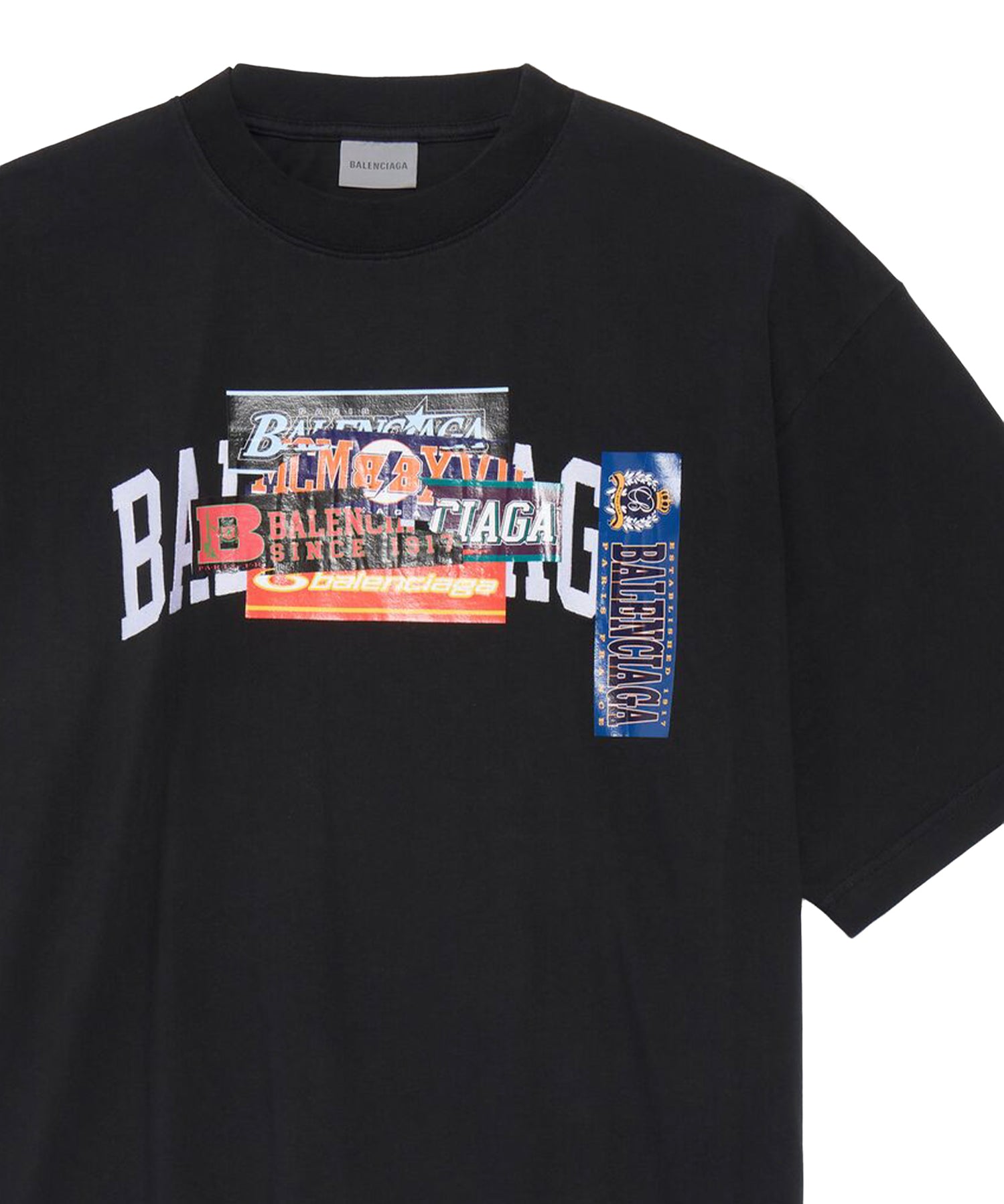 T-shirt Bumper Stickers in in jersey<BR/> 764235 TUVS31000 BALENCIAGA 