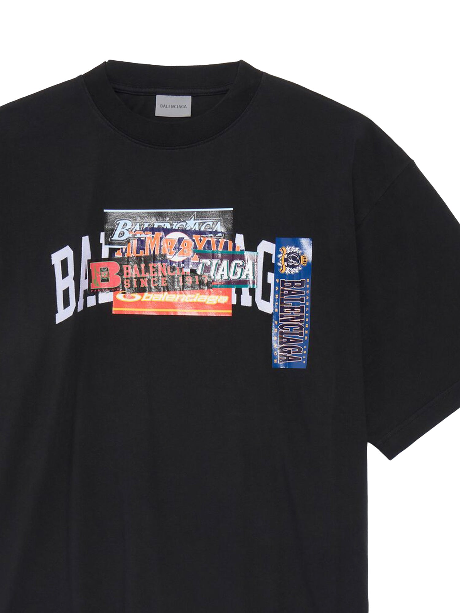 T-shirt Bumper Stickers in in jersey<BR/> 764235 TUVS31000 BALENCIAGA 