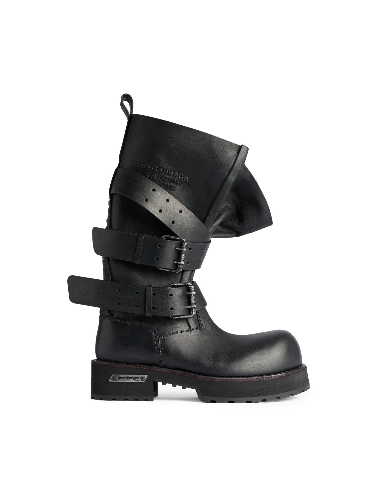Stivali alti Venom in pelle 833594 WBEQ11000 BALENCIAGA 