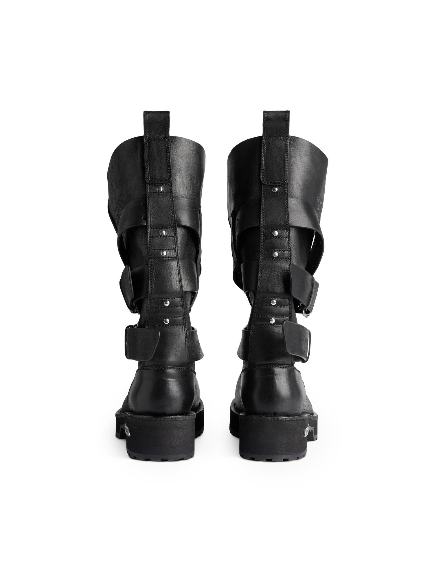 Stivali alti Venom in pelle 833594 WBEQ11000 BALENCIAGA 