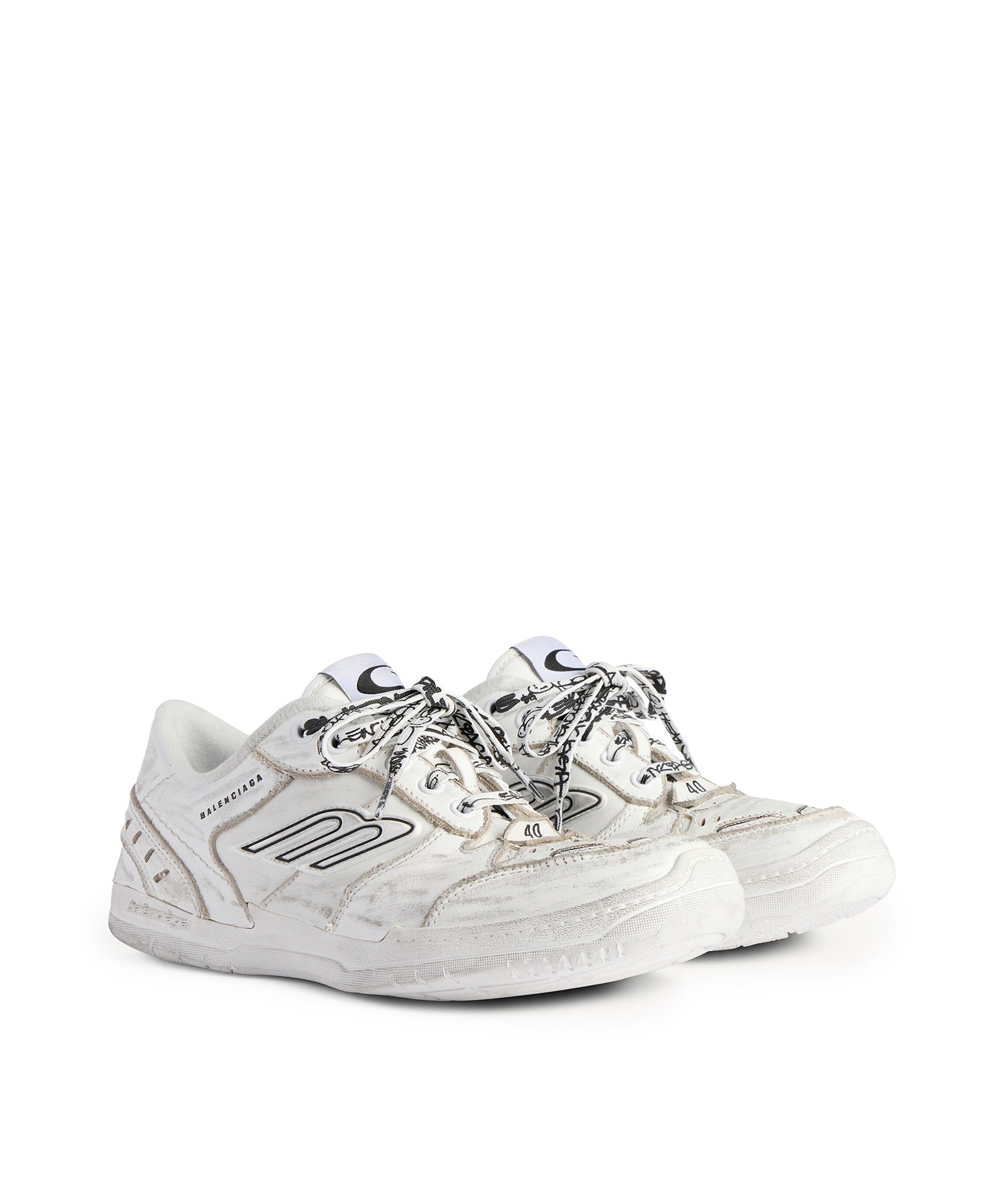 Sneaker Hamptons Worn-Out in pelle 841763 WCURS9000 BALENCIAGA 