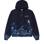 Felpa con zip Paint Splatter in pile dry 850338 TUVJ68065 BALENCIAGA 