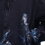 Felpa con zip Paint Splatter in pile dry 850338 TUVJ68065 BALENCIAGA 