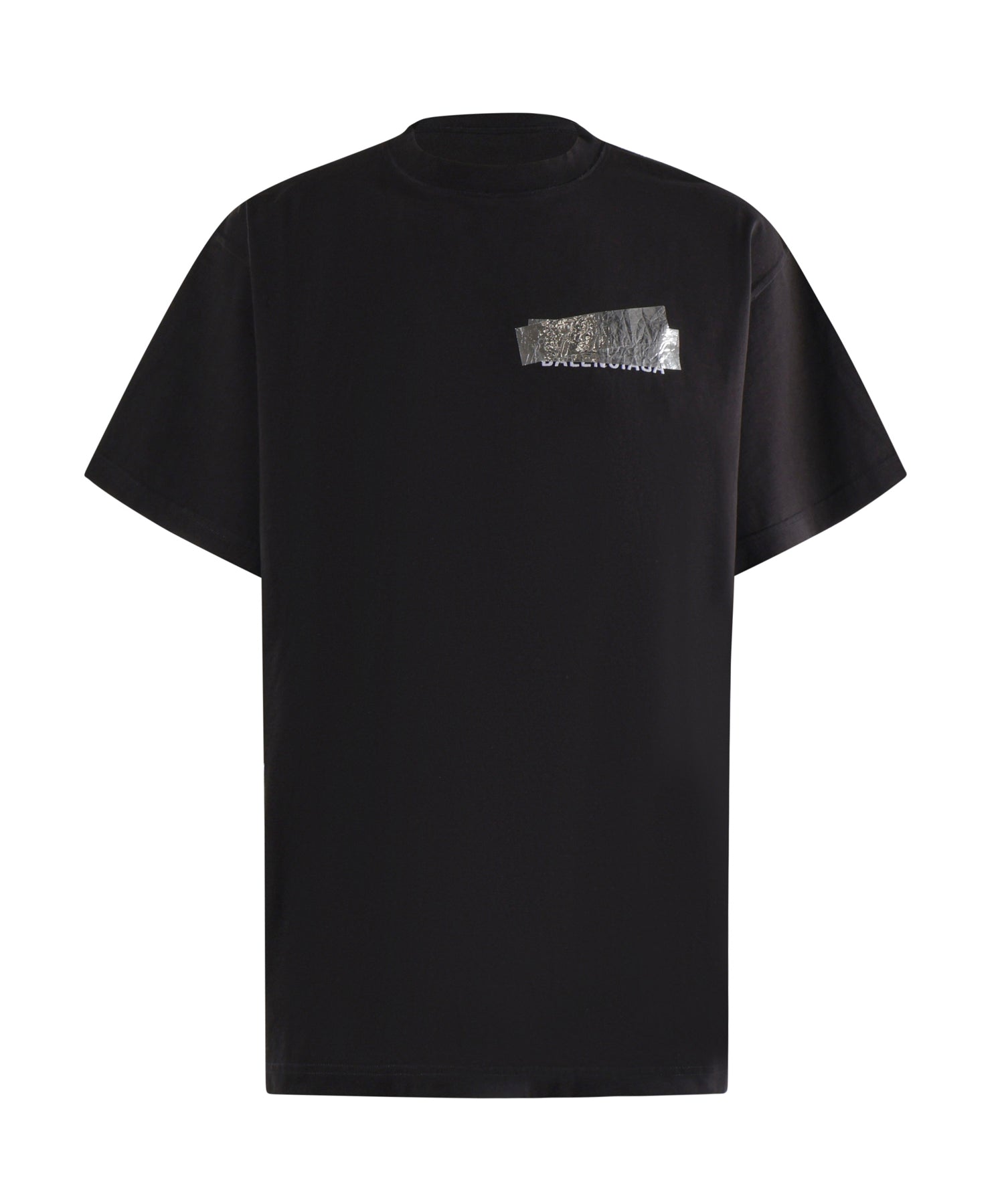 T-Shirt Silver Tape Balenciaga Back in jersey 850345 TVVE21000 BALENCIAGA 