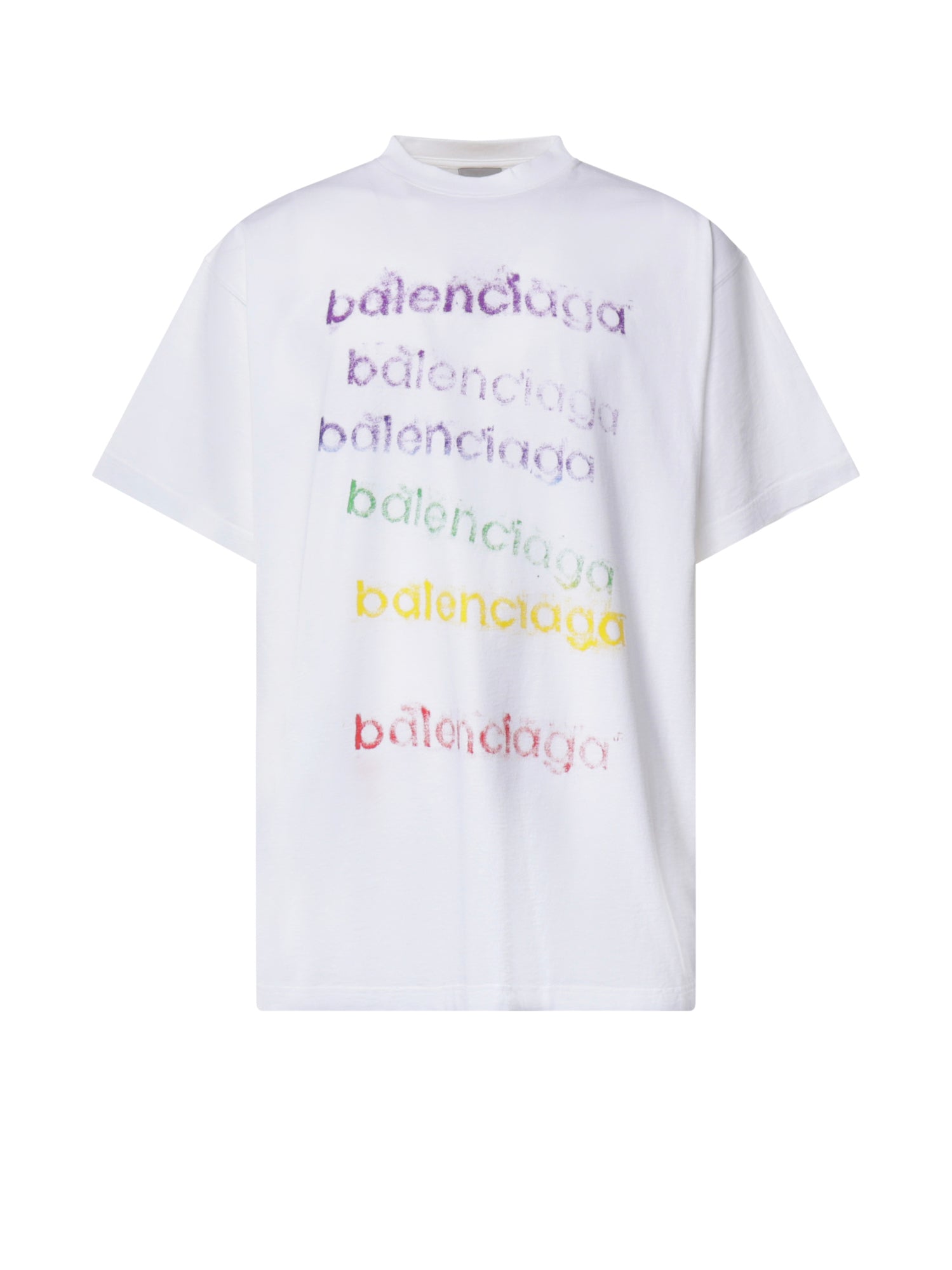 T-shirt con stampa logo in jersey 850345 TVVK99000 BALENCIAGA 