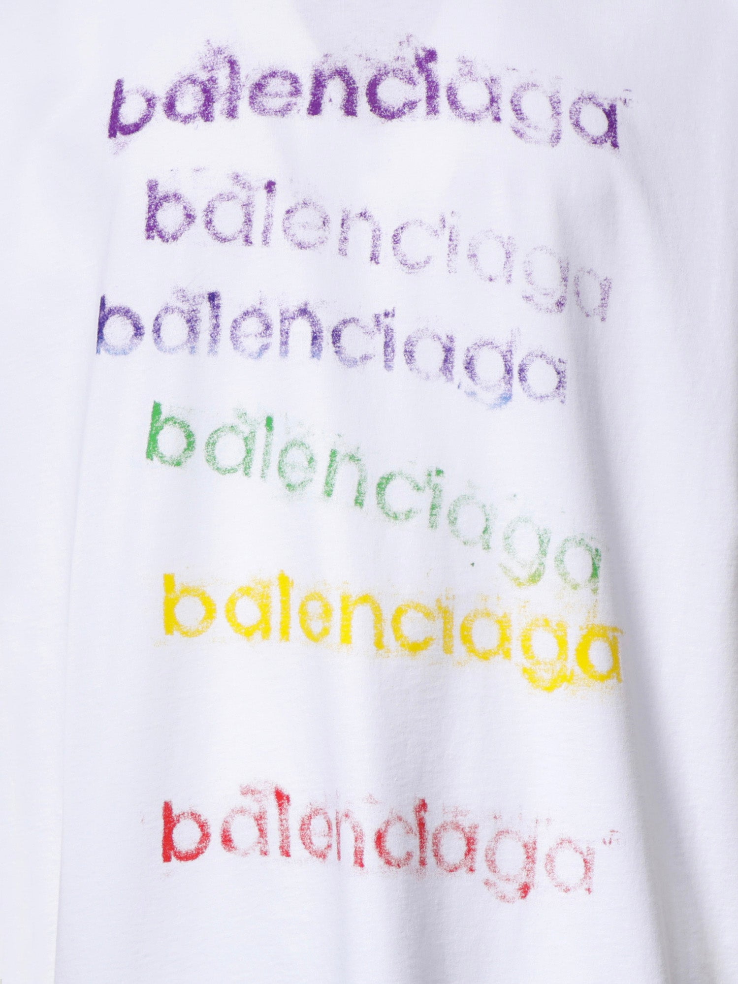 T-shirt con stampa logo in jersey 850345 TVVK99000 BALENCIAGA 