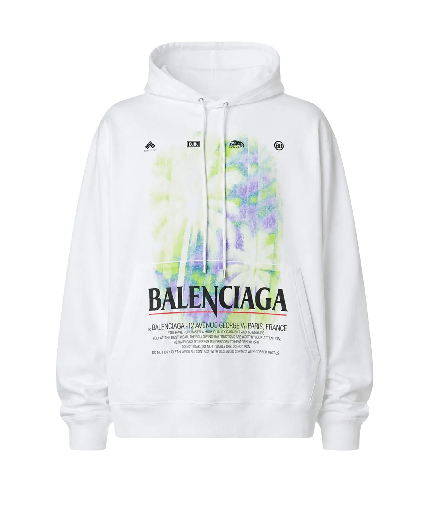 Felpa in cotone con stampa 858143 TUVZ99000 BALENCIAGA 