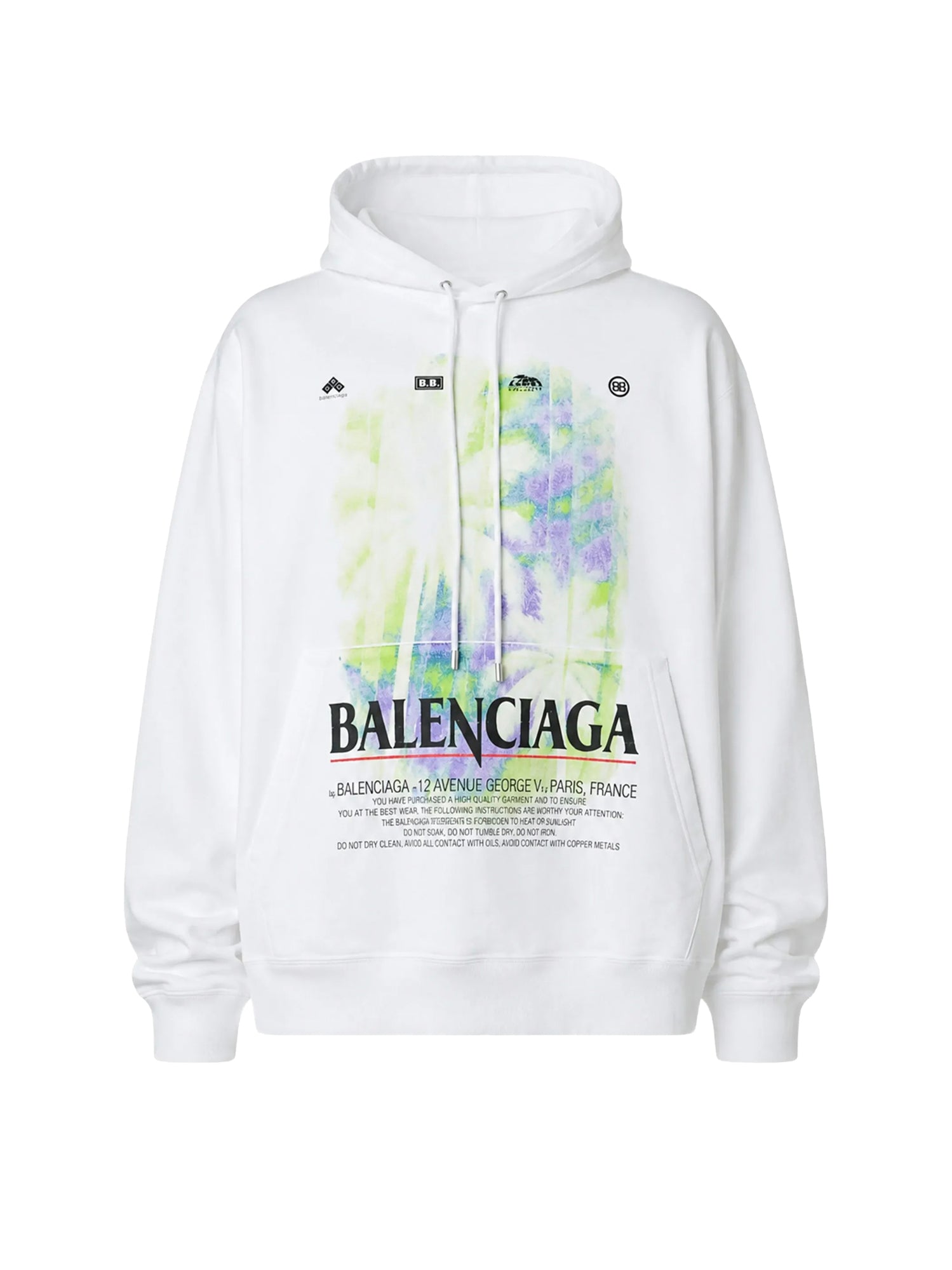 Felpa in cotone con stampa 858143 TUVZ99000 BALENCIAGA 