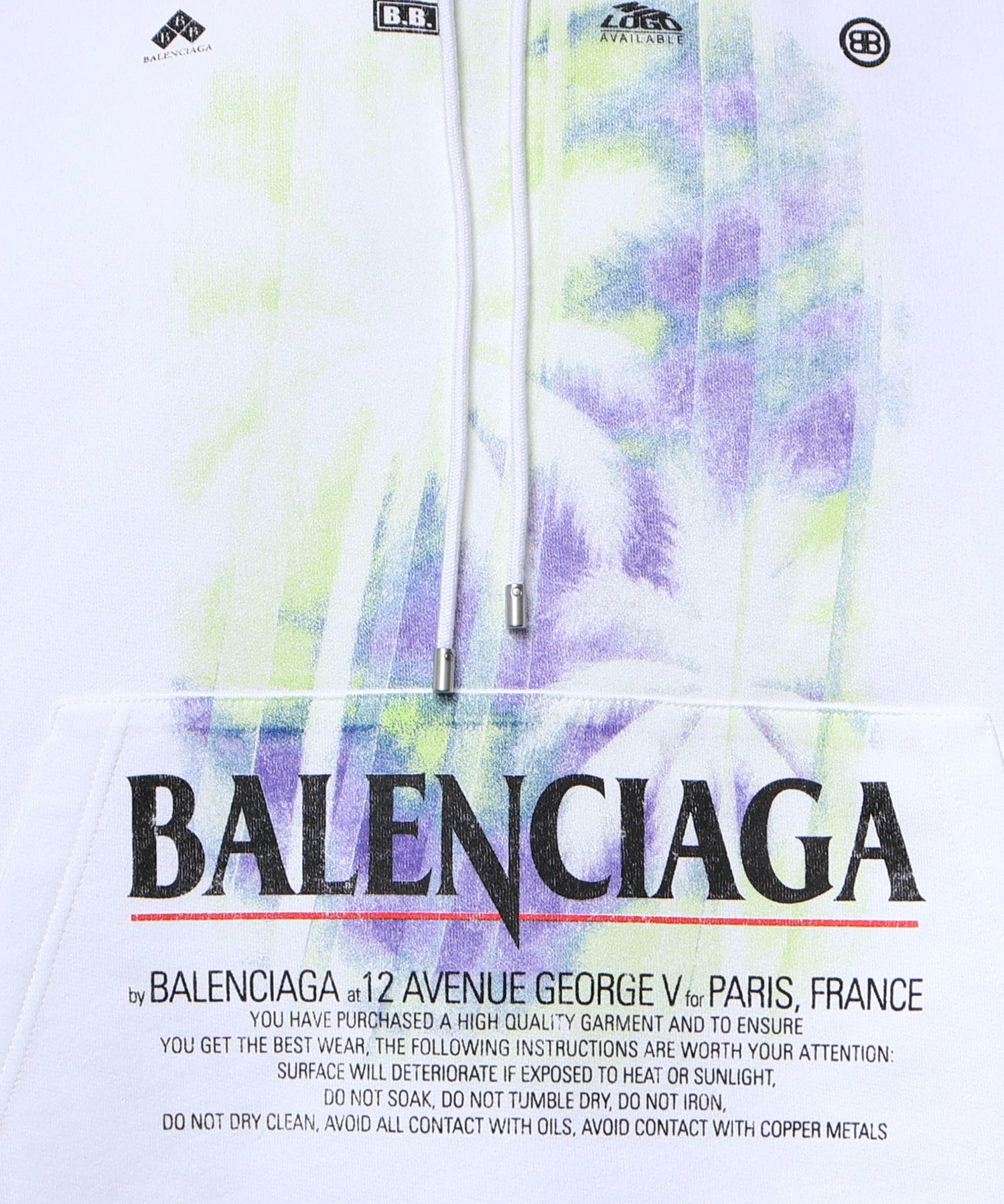 Felpa in cotone con stampa 858143 TUVZ99000 BALENCIAGA 