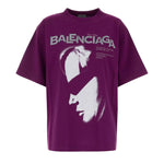 T-shirt con stampa in cotone 871733 TUVO55100 BALENCIAGA 