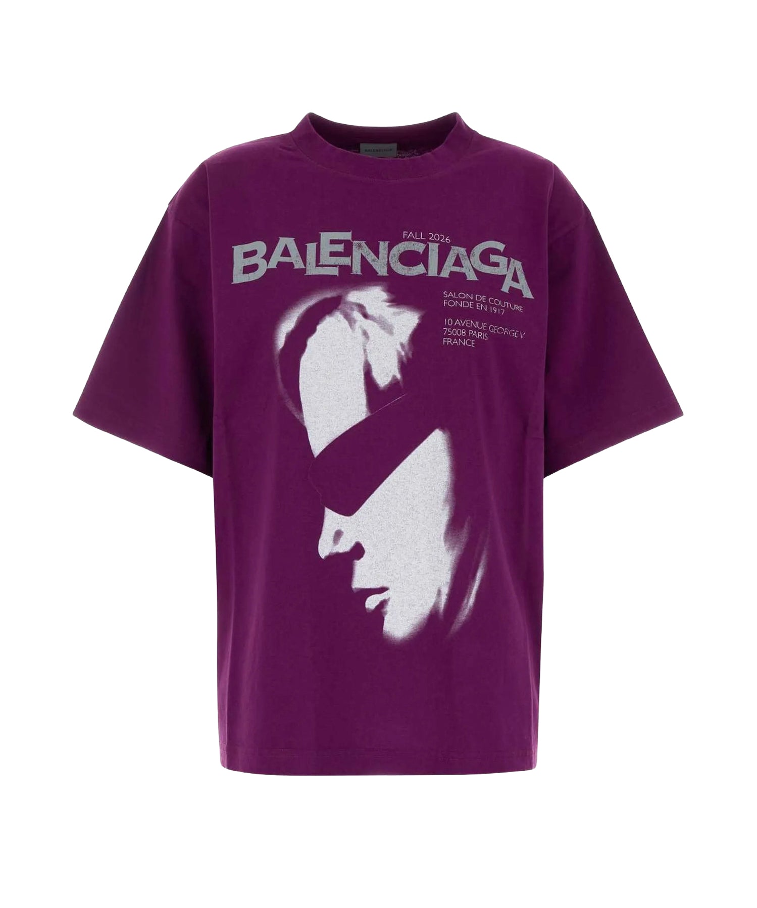 T-shirt con stampa in cotone 871733 TUVO55100 BALENCIAGA 