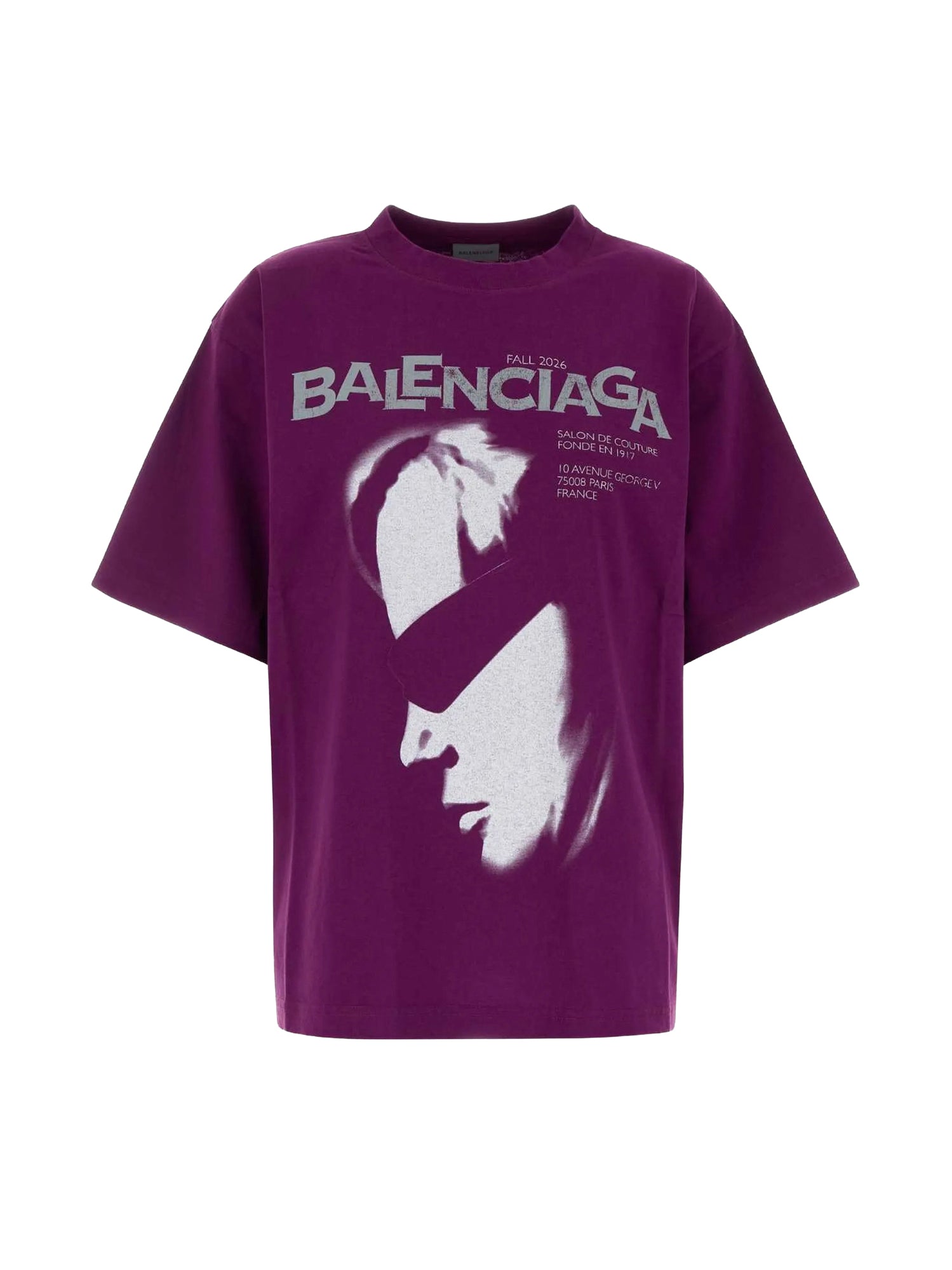 T-shirt con stampa in cotone 871733 TUVO55100 BALENCIAGA 