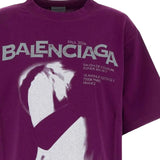 T-shirt con stampa in cotone 871733 TUVO55100 BALENCIAGA 