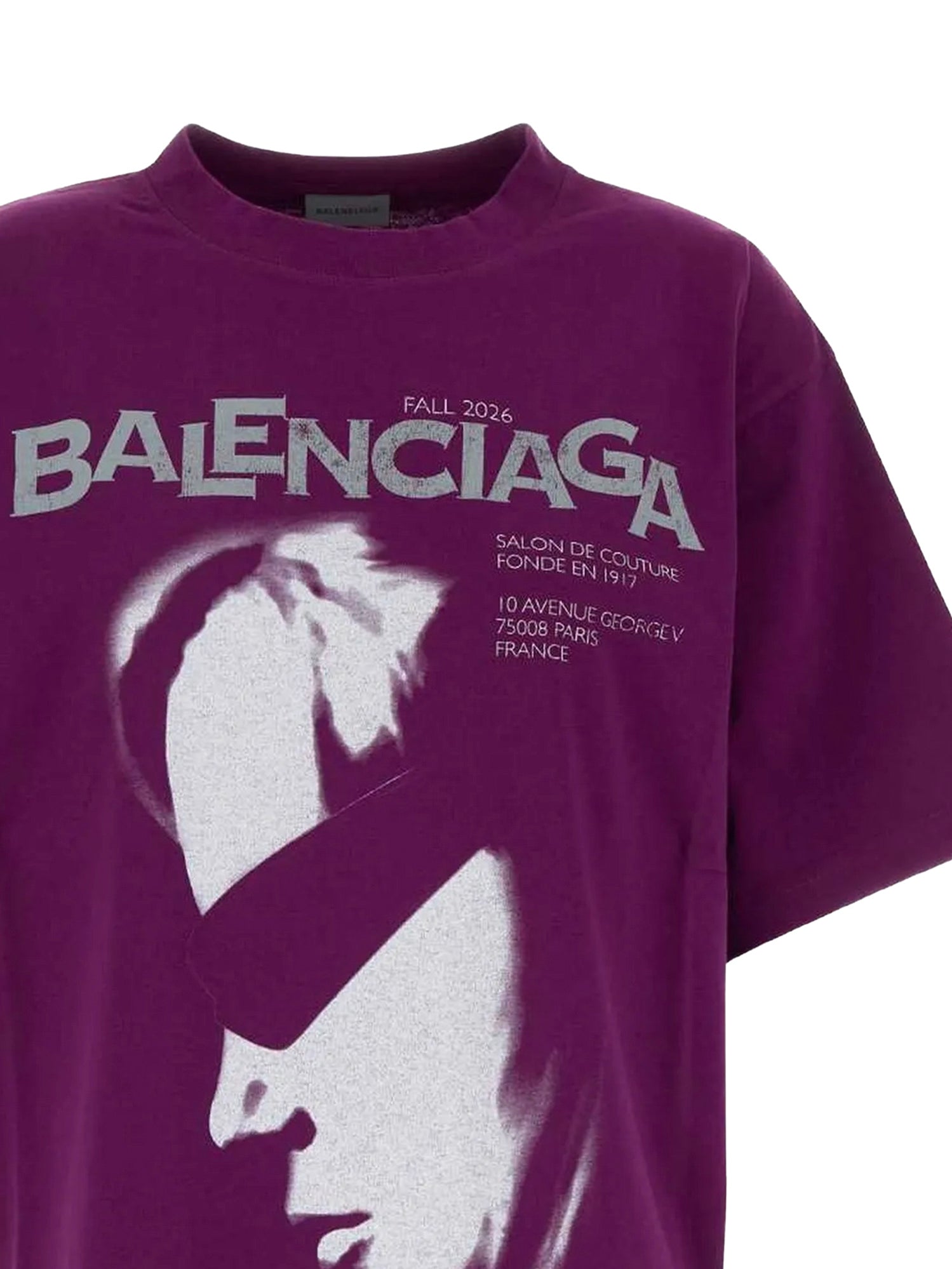 T-shirt con stampa in cotone 871733 TUVO55100 BALENCIAGA 