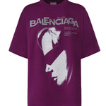 T-shirt con stampa in cotone 871733 TUVO55100 BALENCIAGA 