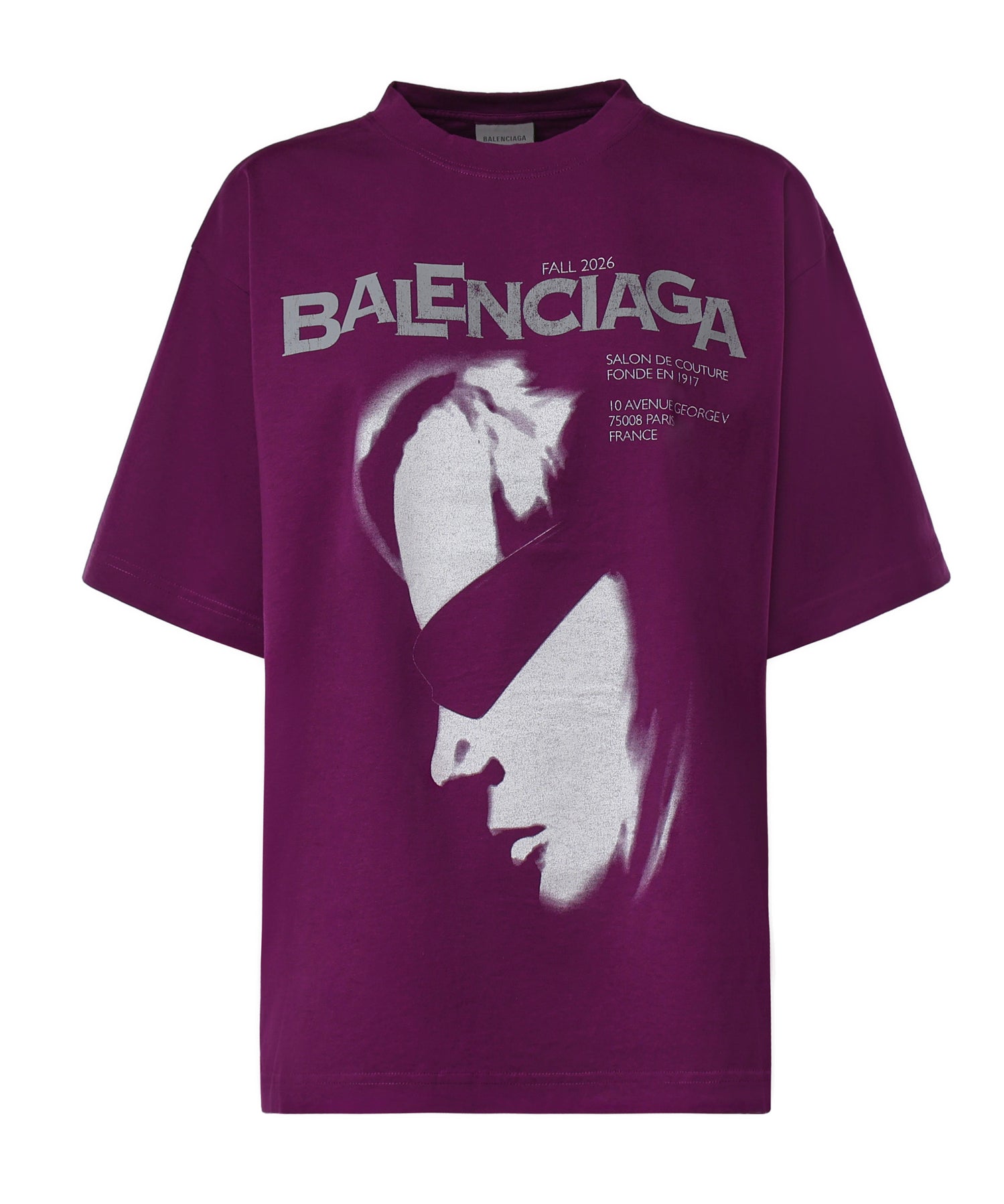 T-shirt con stampa in cotone 871733 TUVO55100 BALENCIAGA 