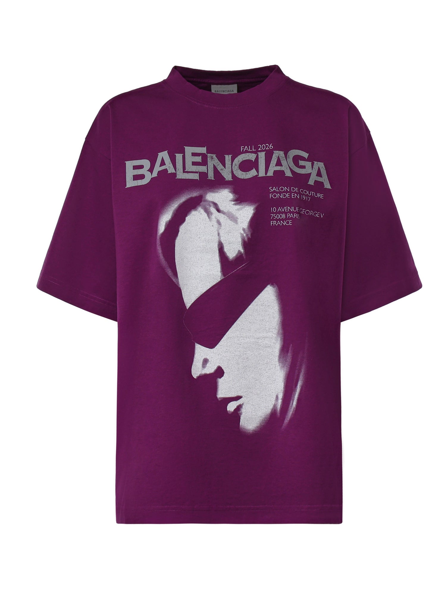 T-shirt con stampa in cotone 871733 TUVO55100 BALENCIAGA 
